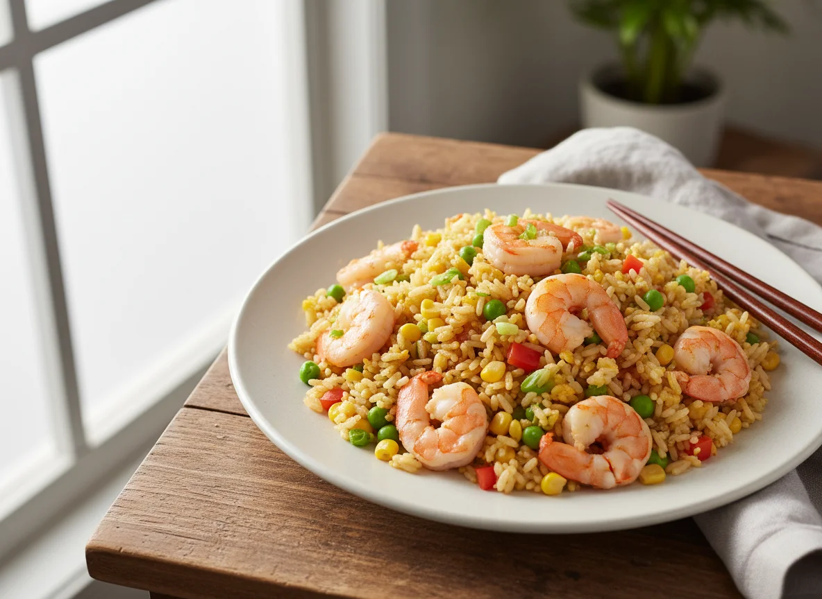Shrimp Fried Rice with Vegetables photo