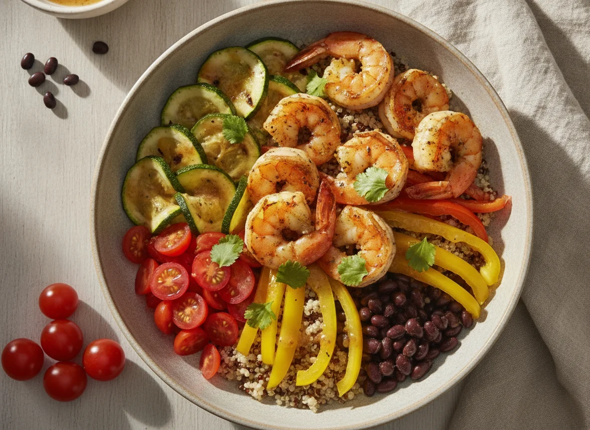 Shrimp Quinoa Grain Bowl photo