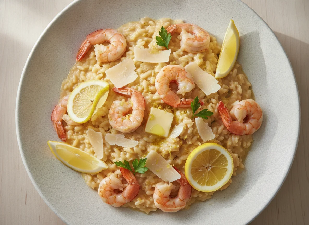 Shrimp Risotto with Lemon photo