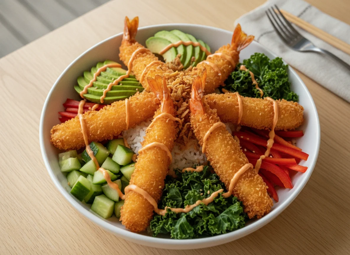 Shrimp Tempura Poke Bowl photo
