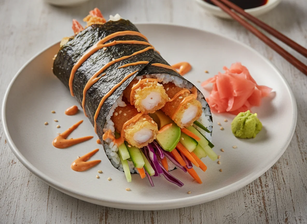Shrimp Tempura Sushi Burrito photo