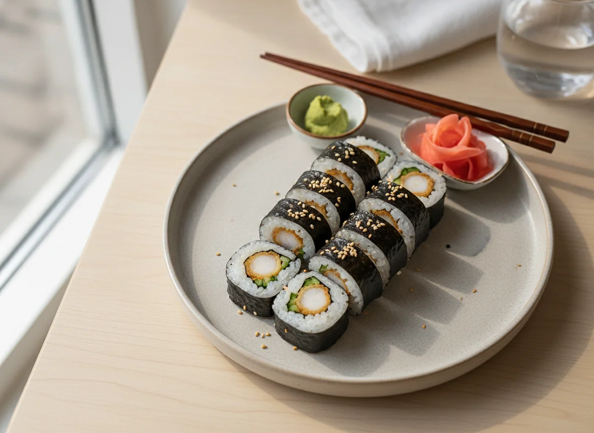 Shrimp Tempura Sushi Roll photo