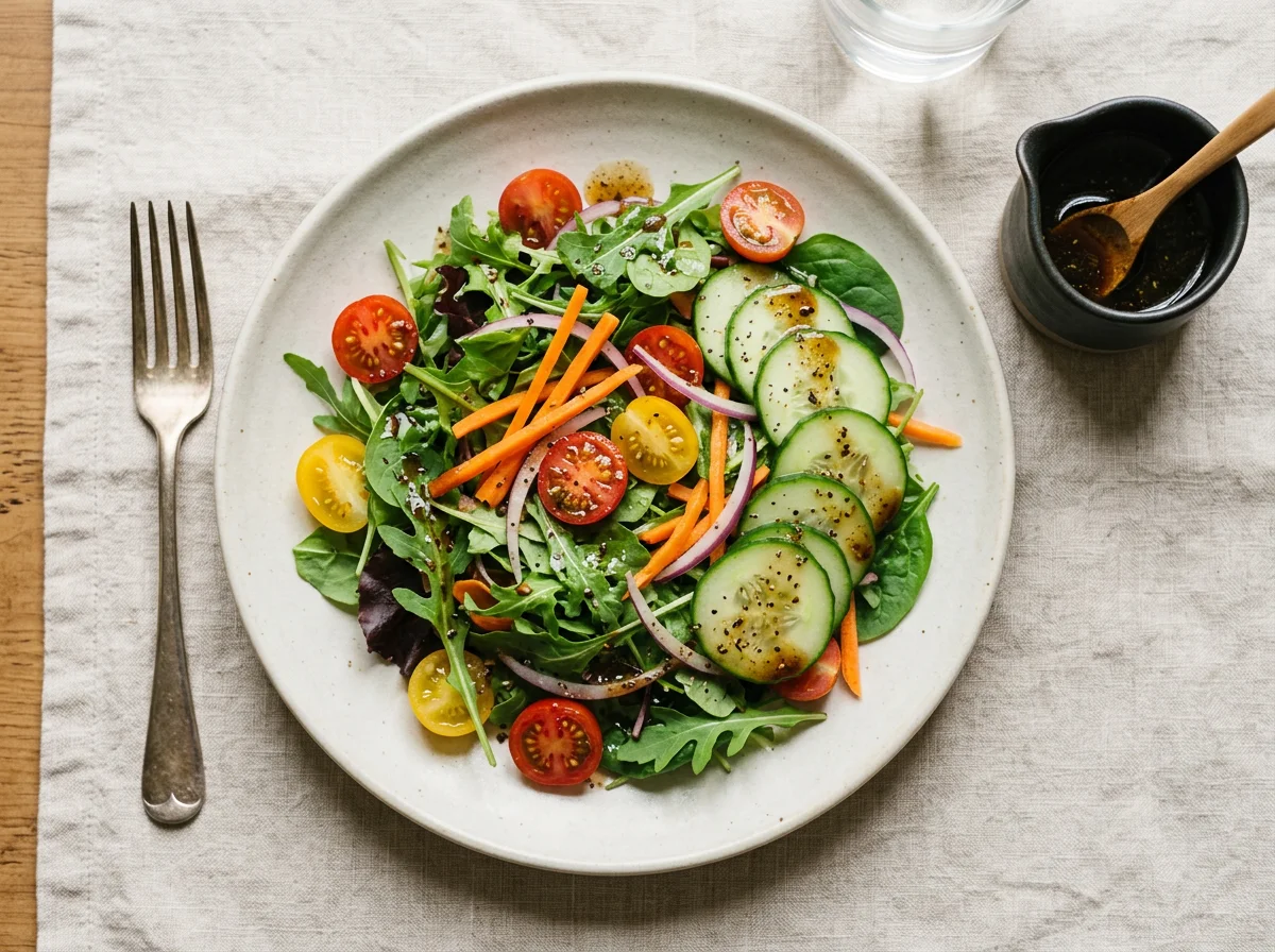 Side Salad with Balsamic Vinaigrette photo