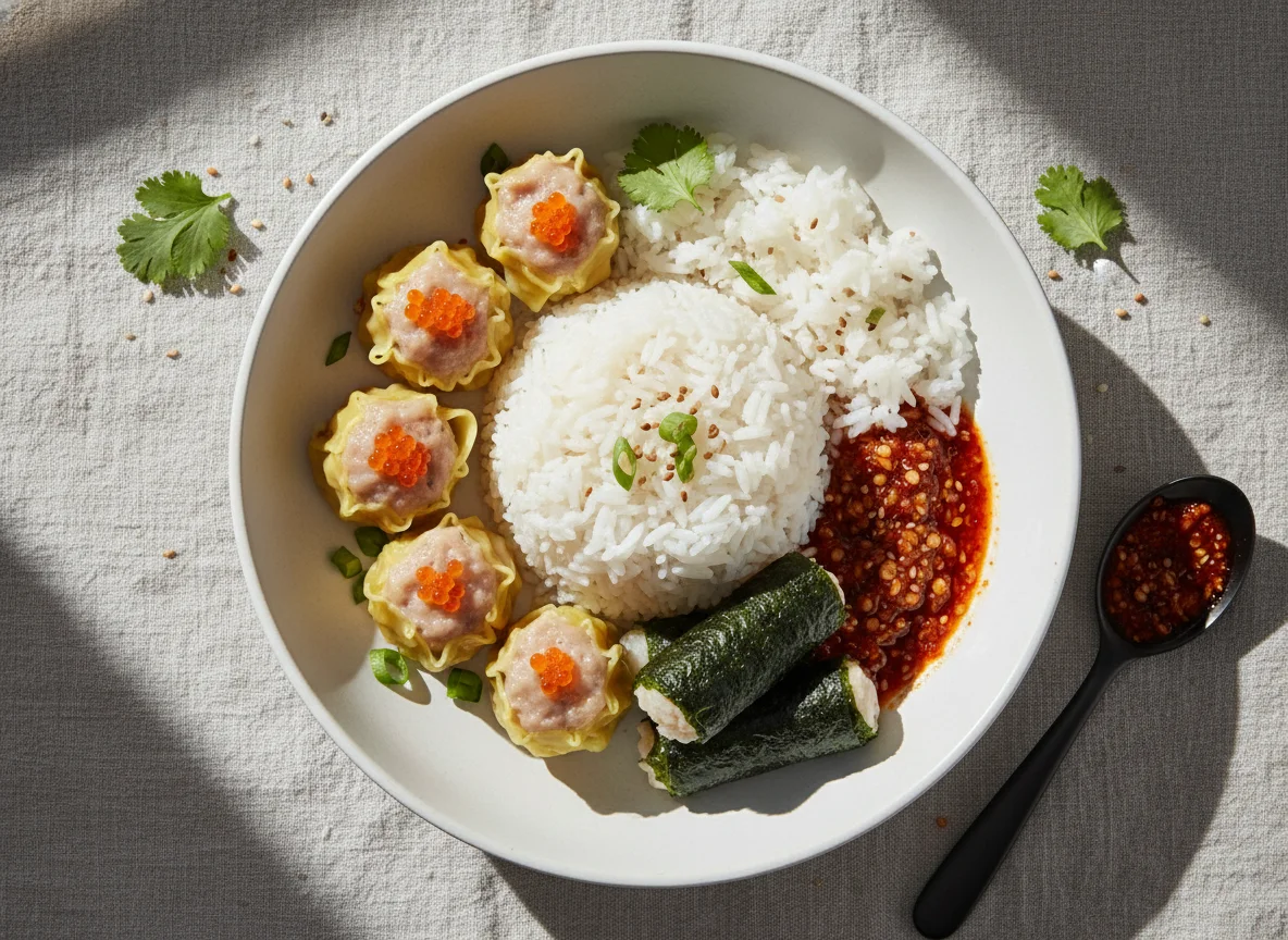 Siomai Rice Bowl photo