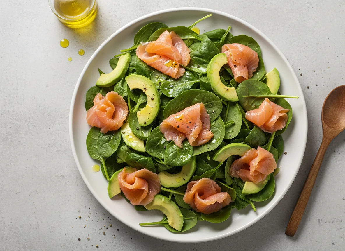 Smoked Salmon and Avocado Salad photo