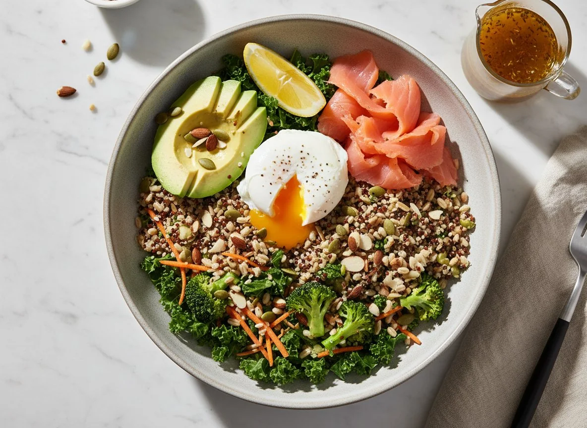 Smoked Salmon and Grain Bowl photo