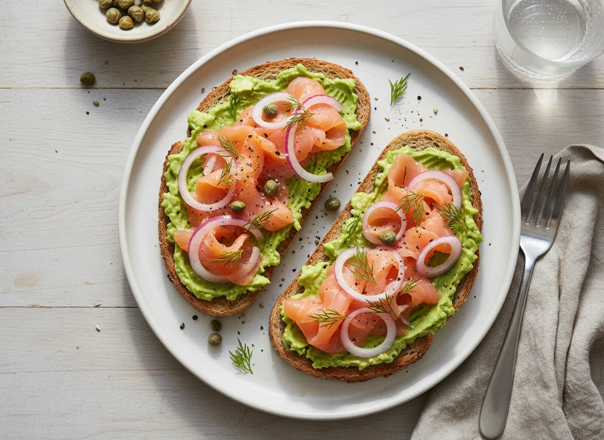 Smoked Salmon Avocado Toast photo
