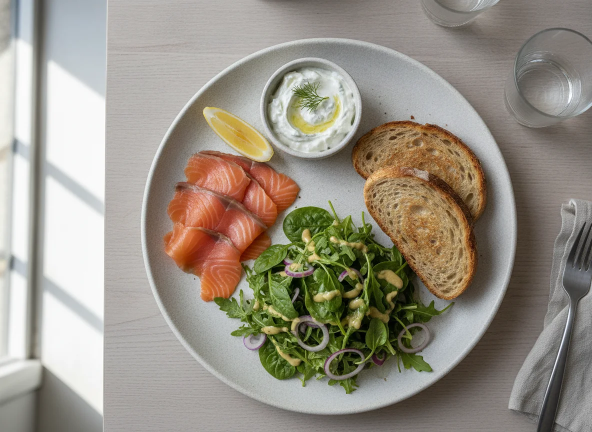 Smoked Salmon Breakfast Platter photo