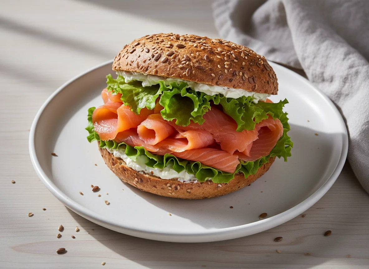 Smoked Salmon Sandwich photo