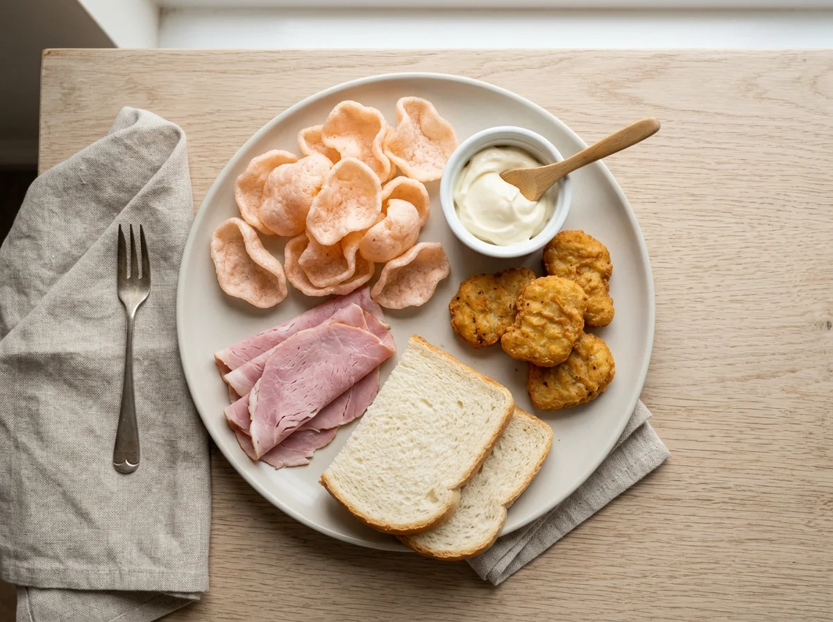 Snack Plate with Crisps photo