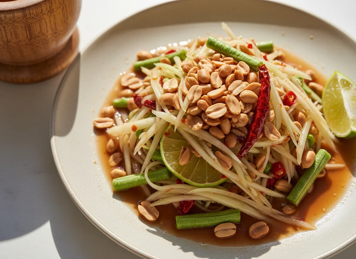 Som Tum (Thai Papaya Salad) photo