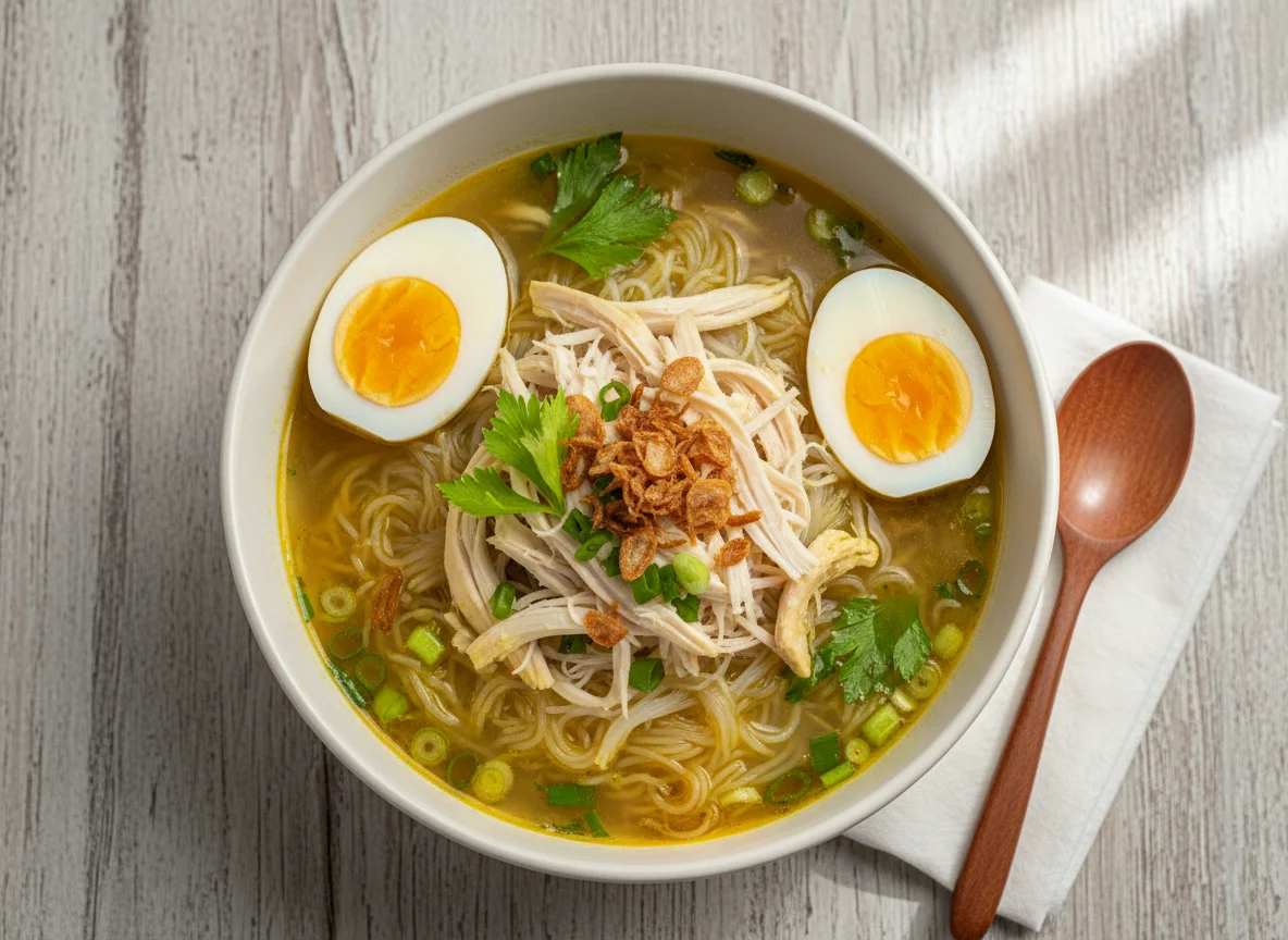 Soto with Vermicelli and Egg photo