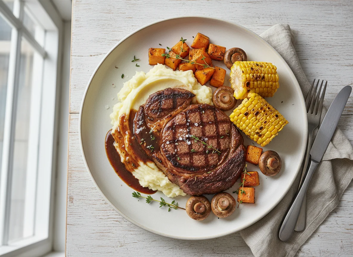 South African Rib-Eye Meal photo