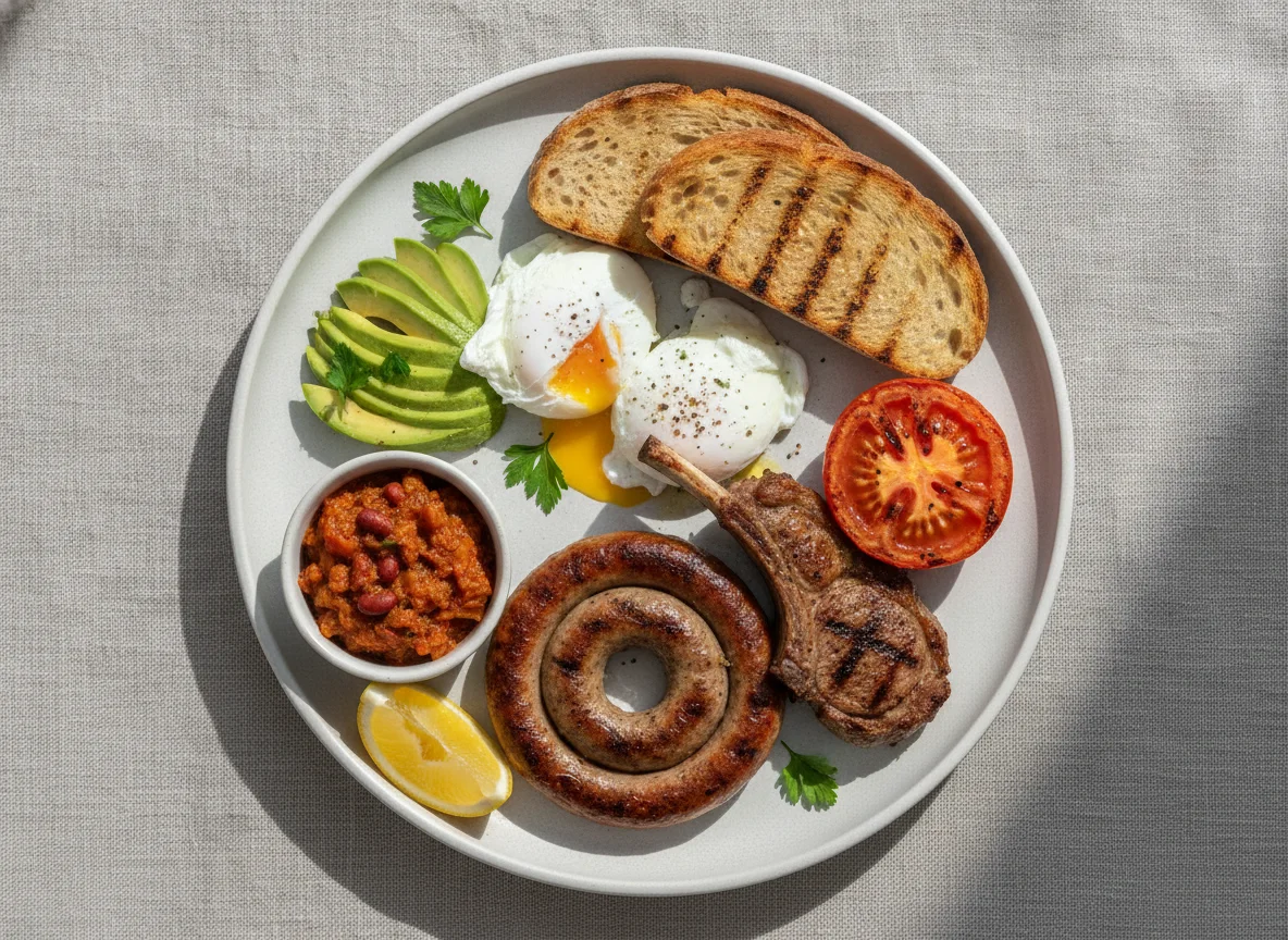 South African Style Breakfast Platter photo