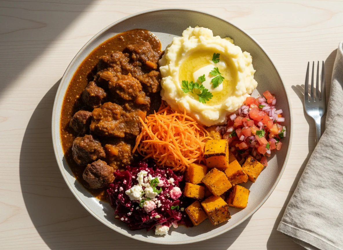 South African Style Buffet Plate photo