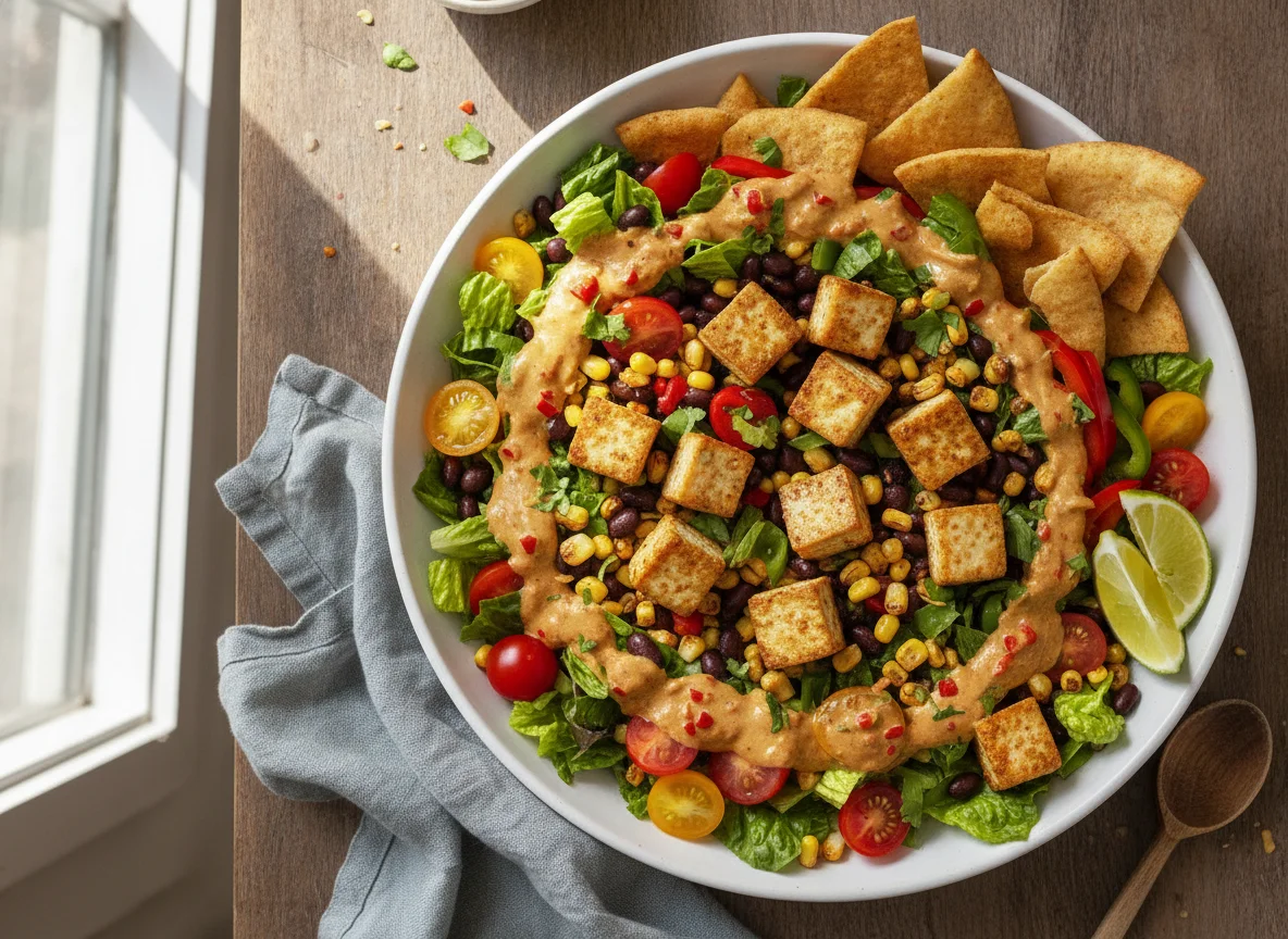 Southwest Tofu Salad Bowl photo
