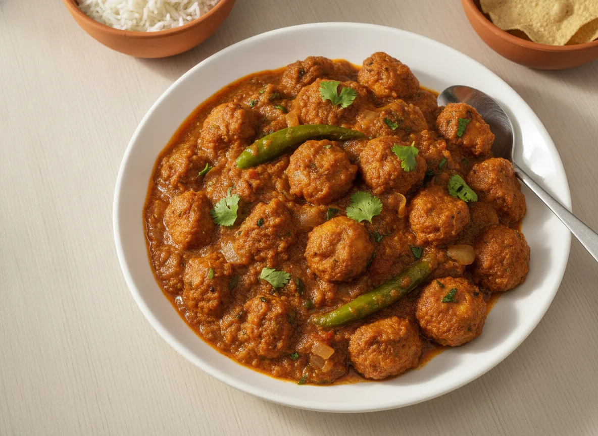 Soya Chunk Curry photo