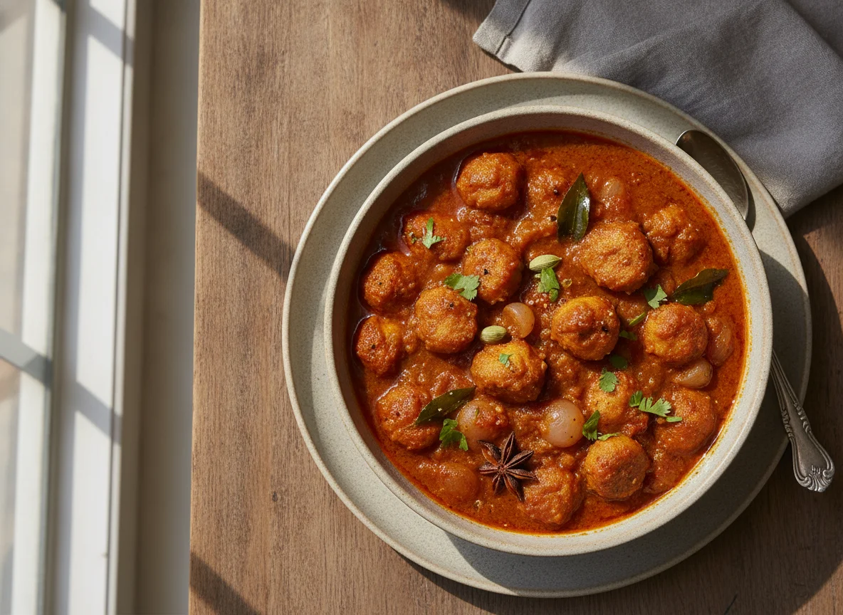 Soya Chunks Curry photo