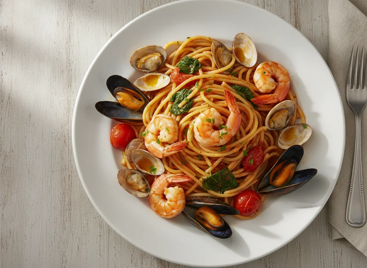 Spaghetti ai Frutti di Mare photo