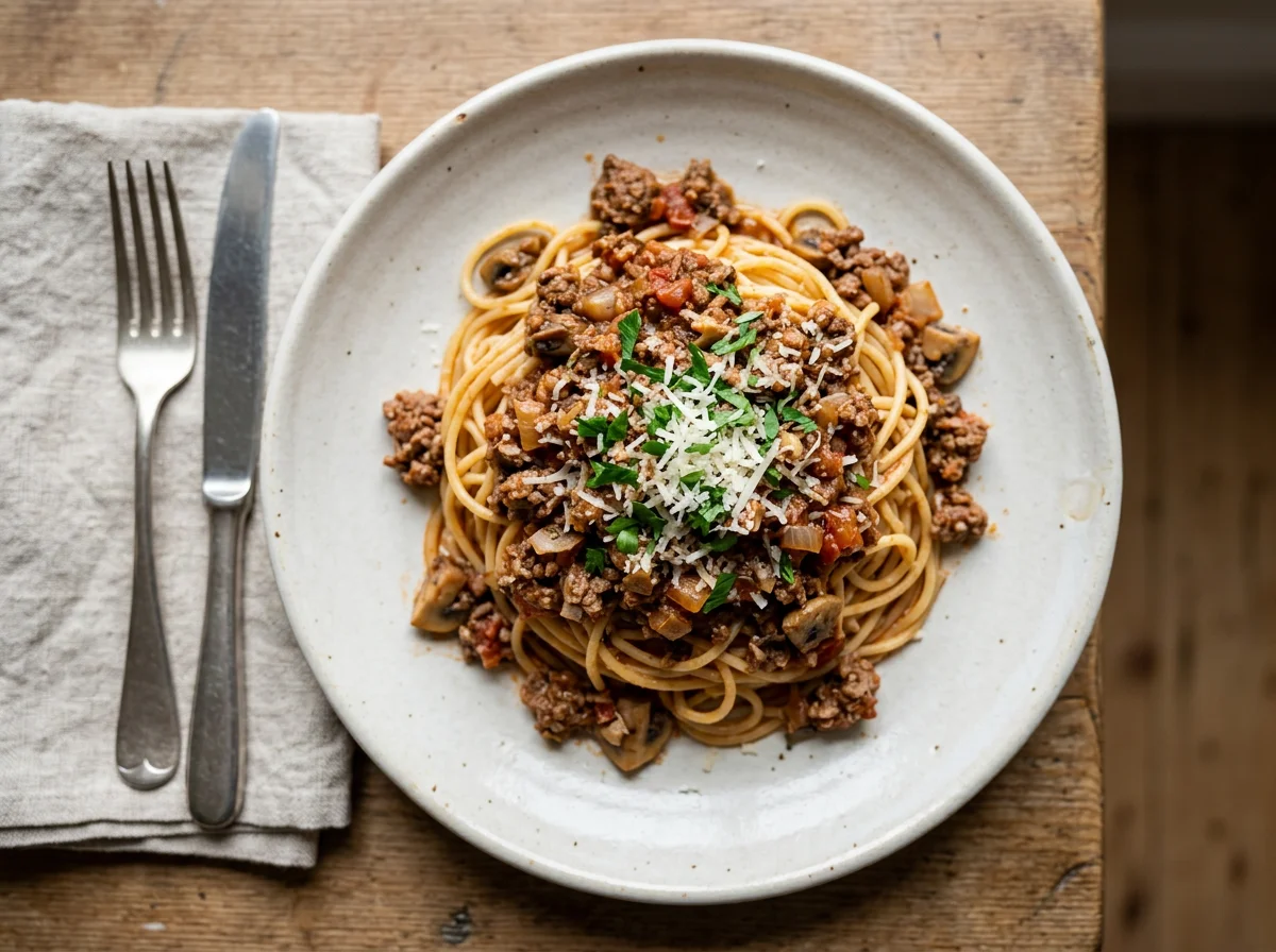 Spaghetti with Bolognese Sauce photo