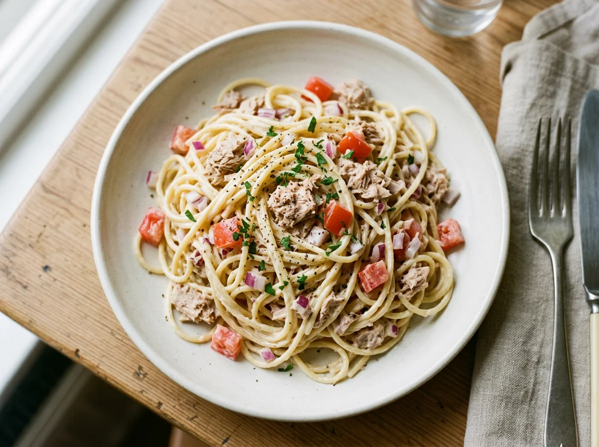 Spaghetti with Mayonnaise photo