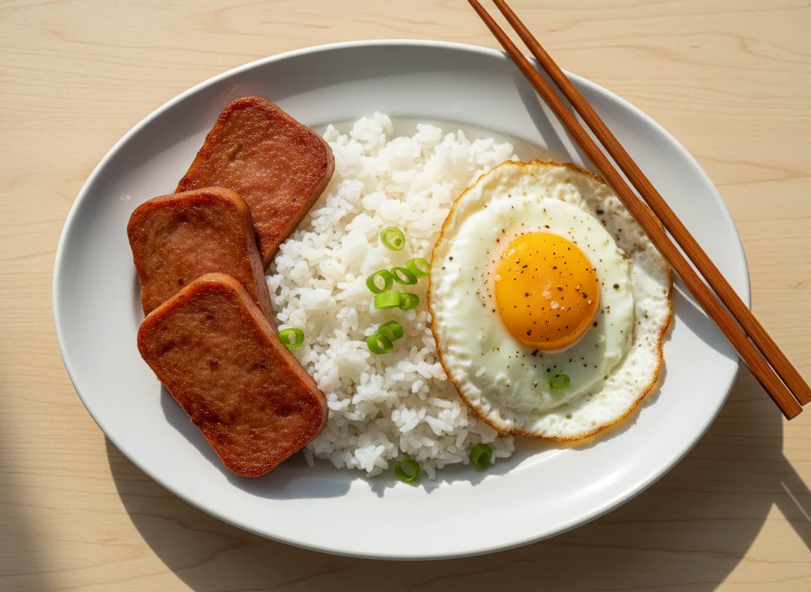 Spam, Egg, and Rice photo