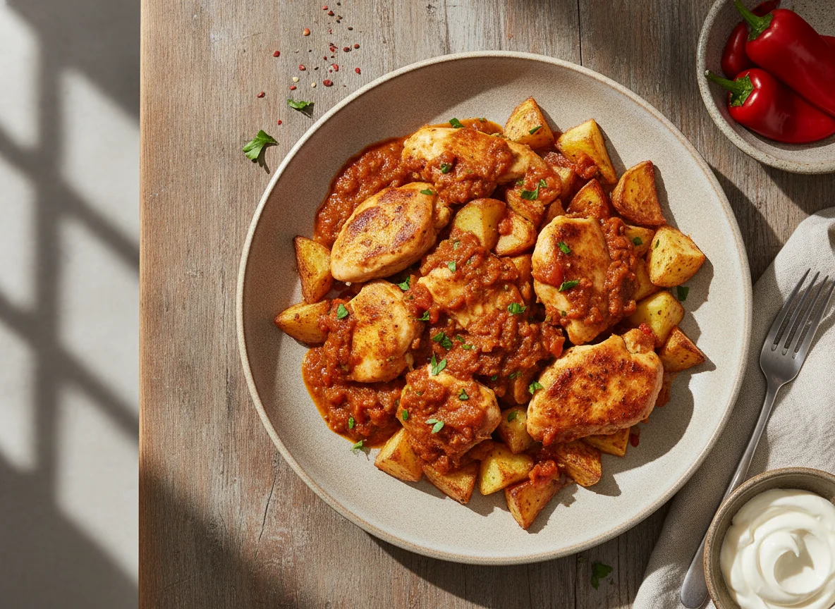 Spanish Chicken Bravas photo