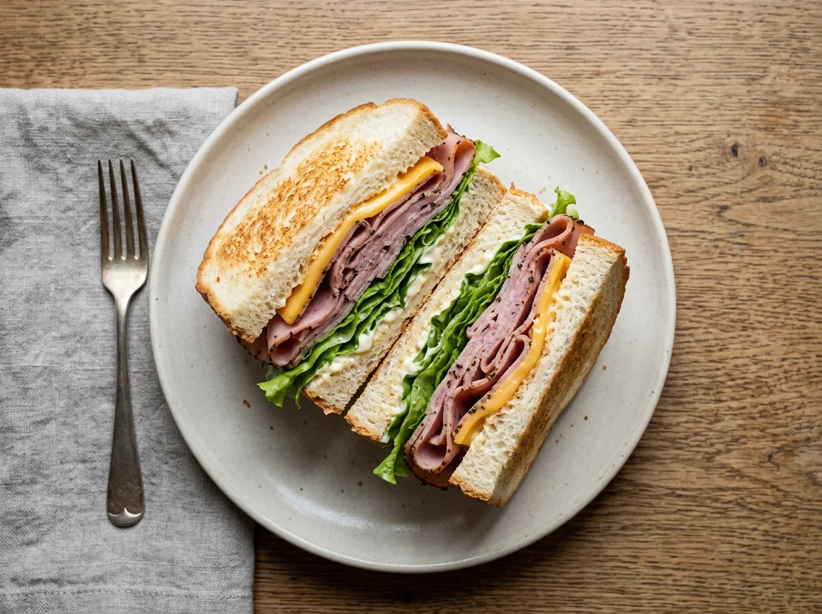 Spiced Ham & Cheese Sandwich photo