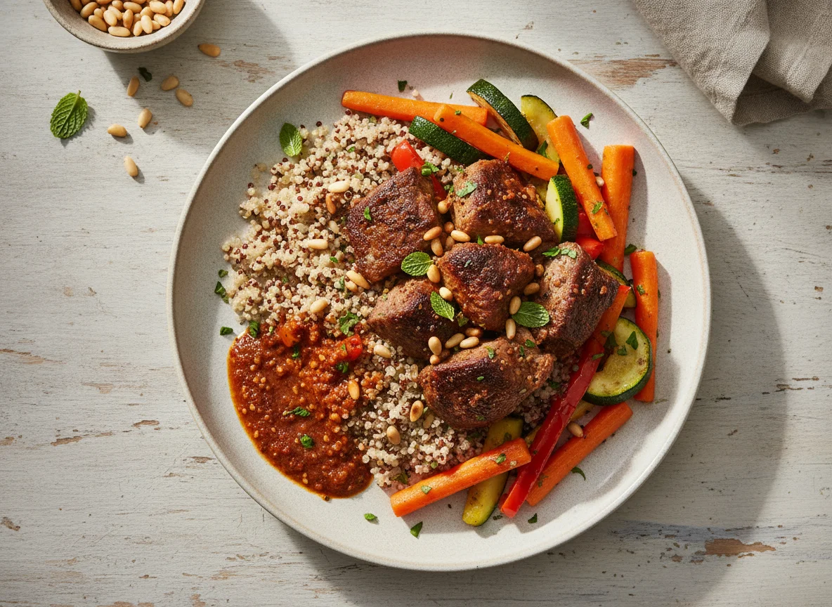 Spiced Lamb with Quinoa photo