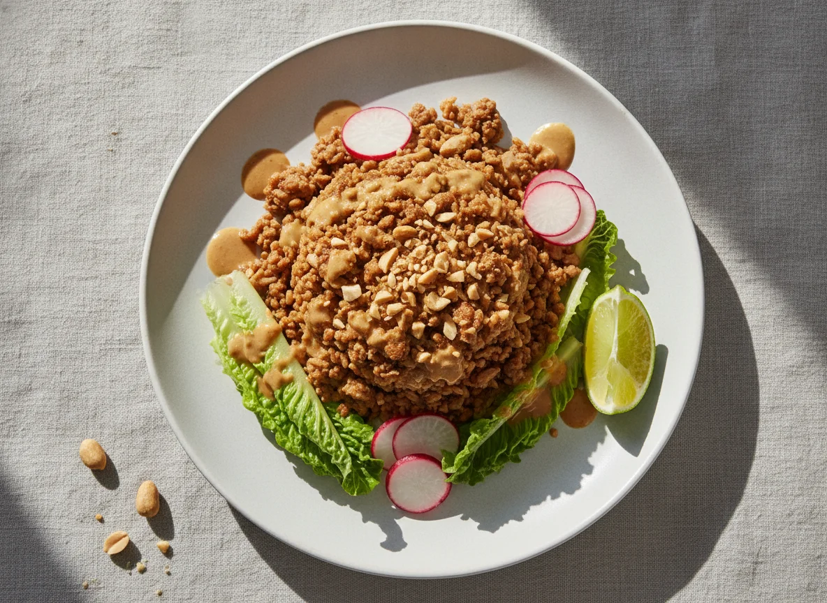 Spiced Pork and Wholemeal Rice Larb photo