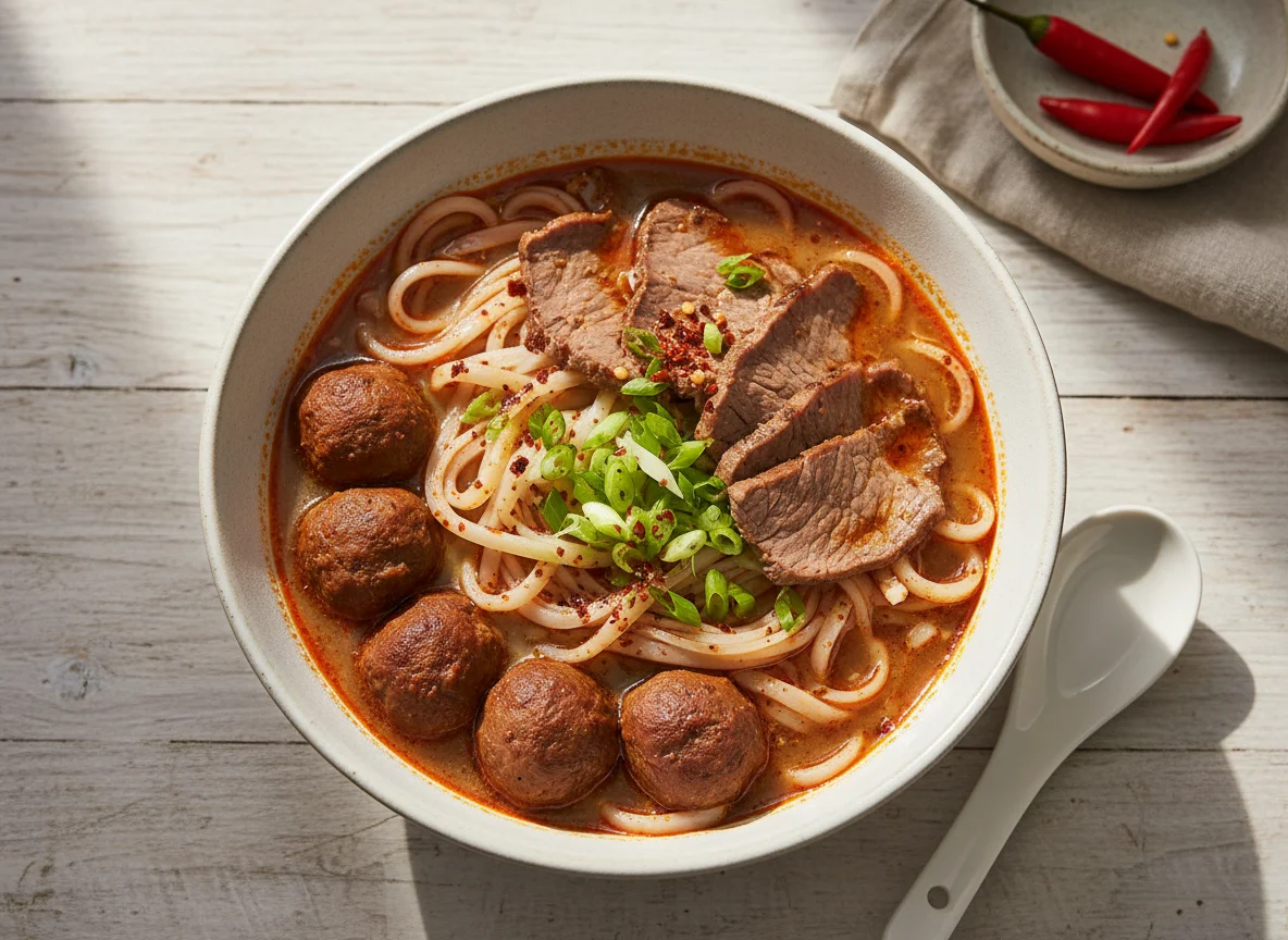 Spicy Beef Noodle Soup photo