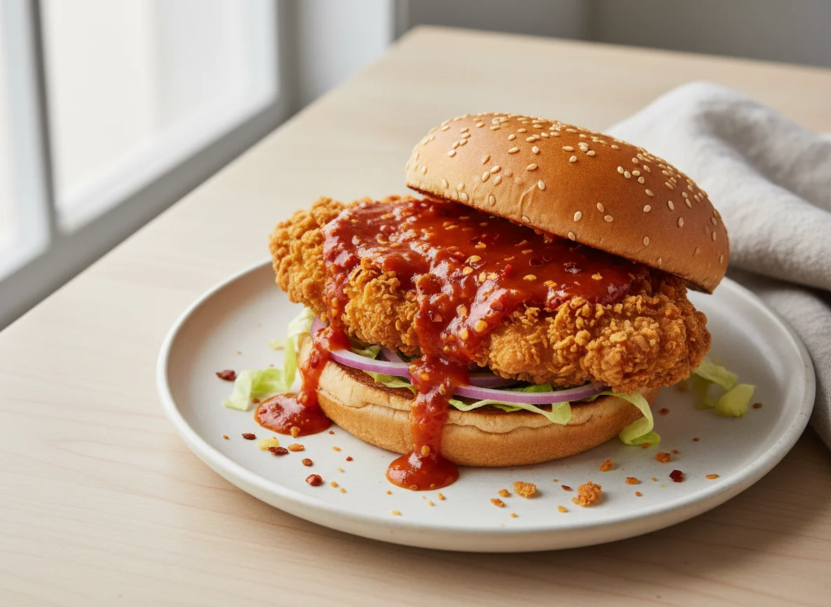 Spicy Chicken Burger photo