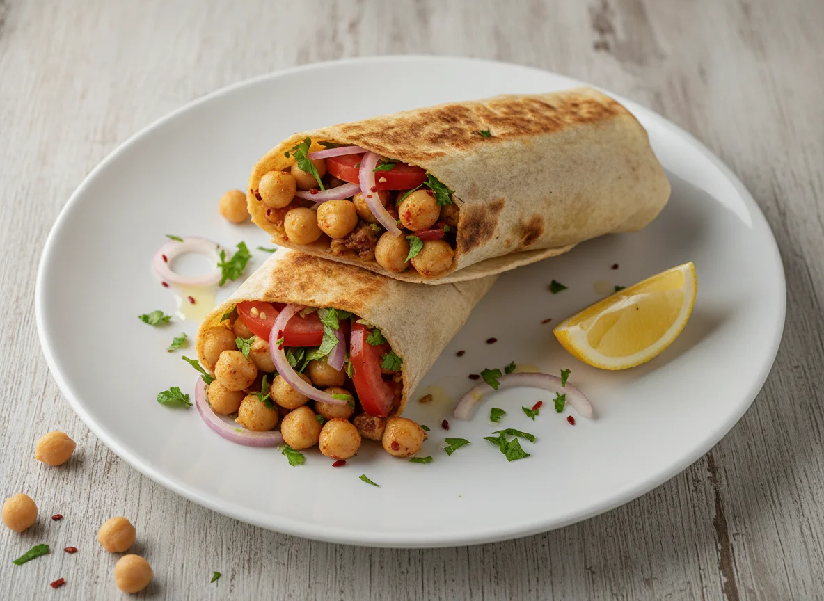 Spicy Chickpea Wrap (Nohut Dürüm) photo