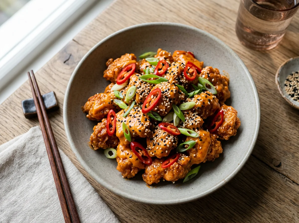 Spicy Creamy Dish with Sesame photo