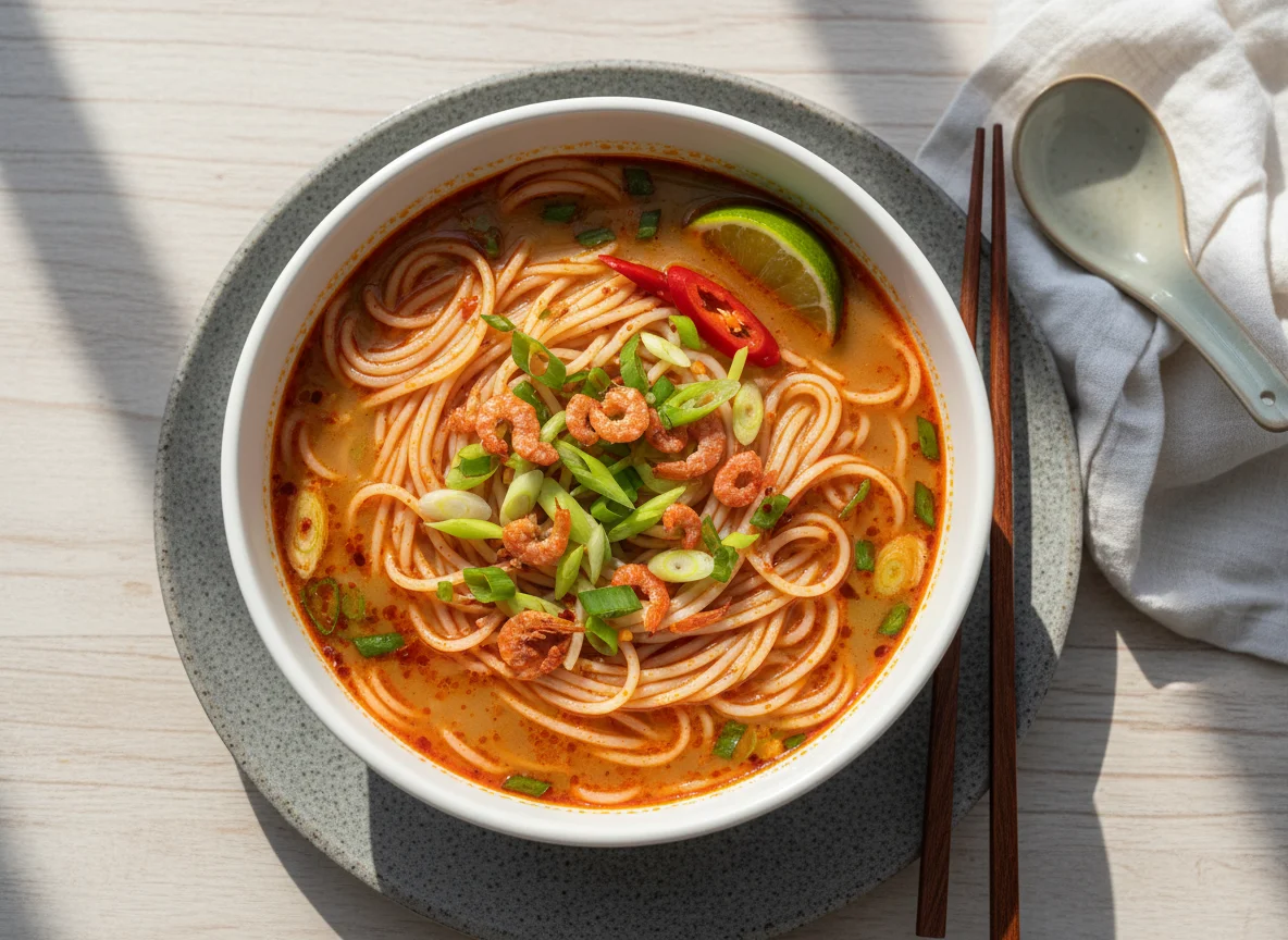 Spicy Noodle Soup photo