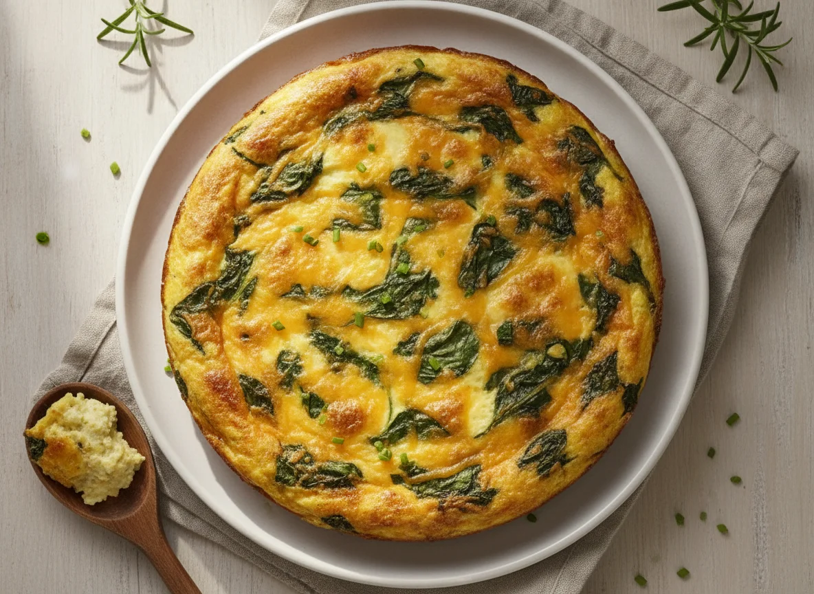 Spinach and Cheese Egg Bake photo