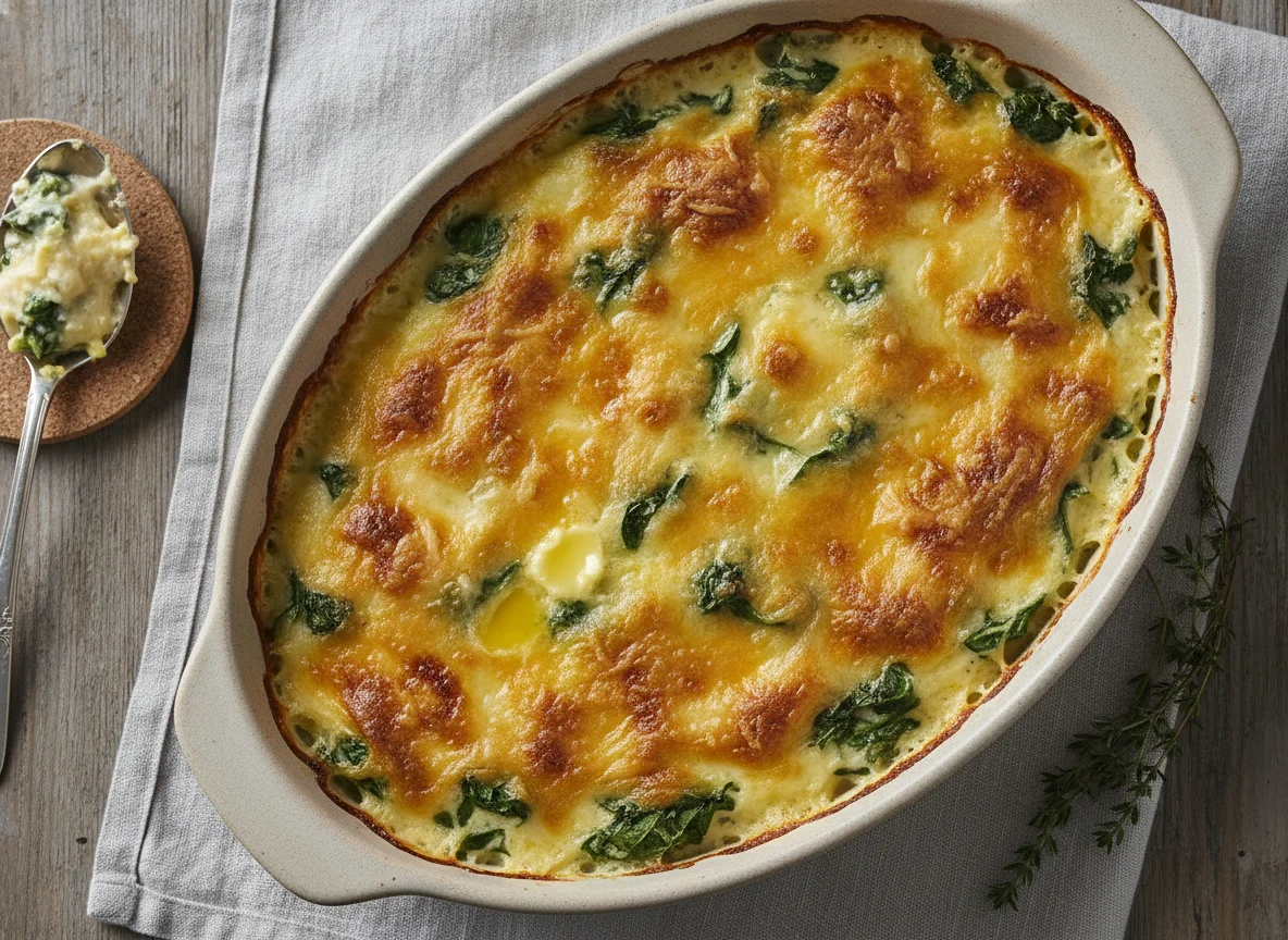 Spinach and Cheese Gratin photo