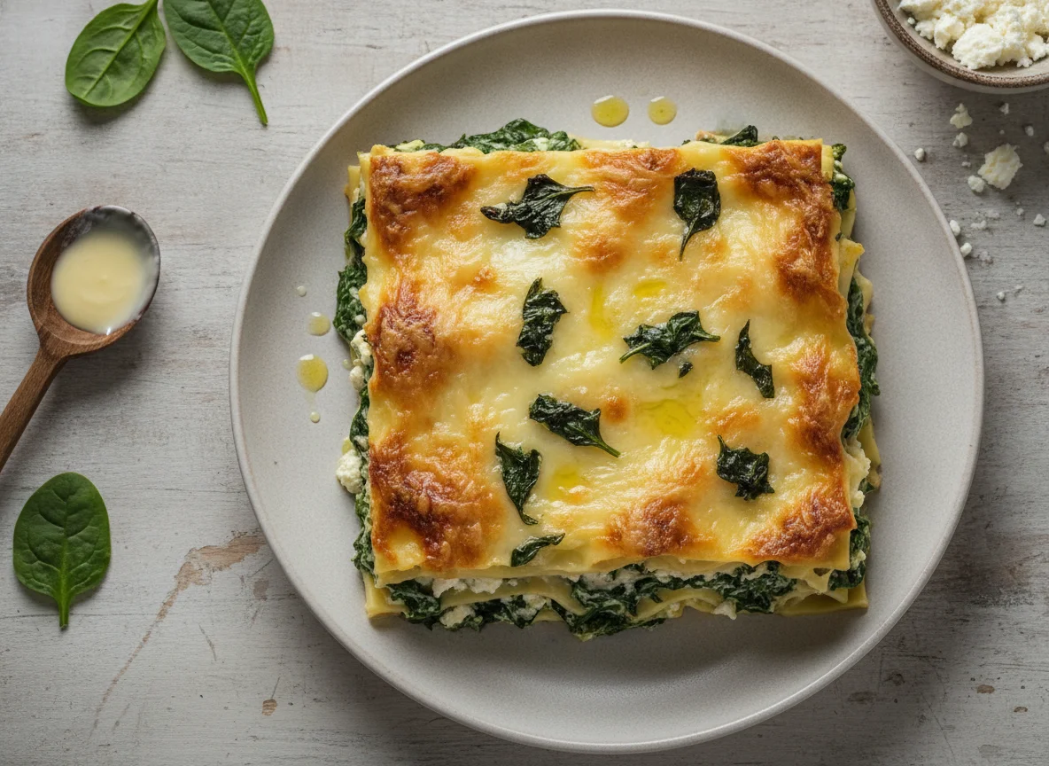 Spinach and Cheese Lasagna photo
