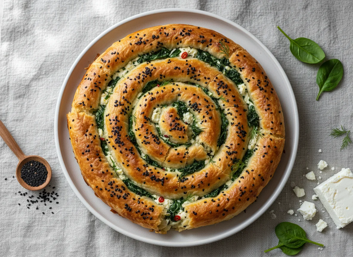 Spinach and Cheese Pastry (Börek) photo