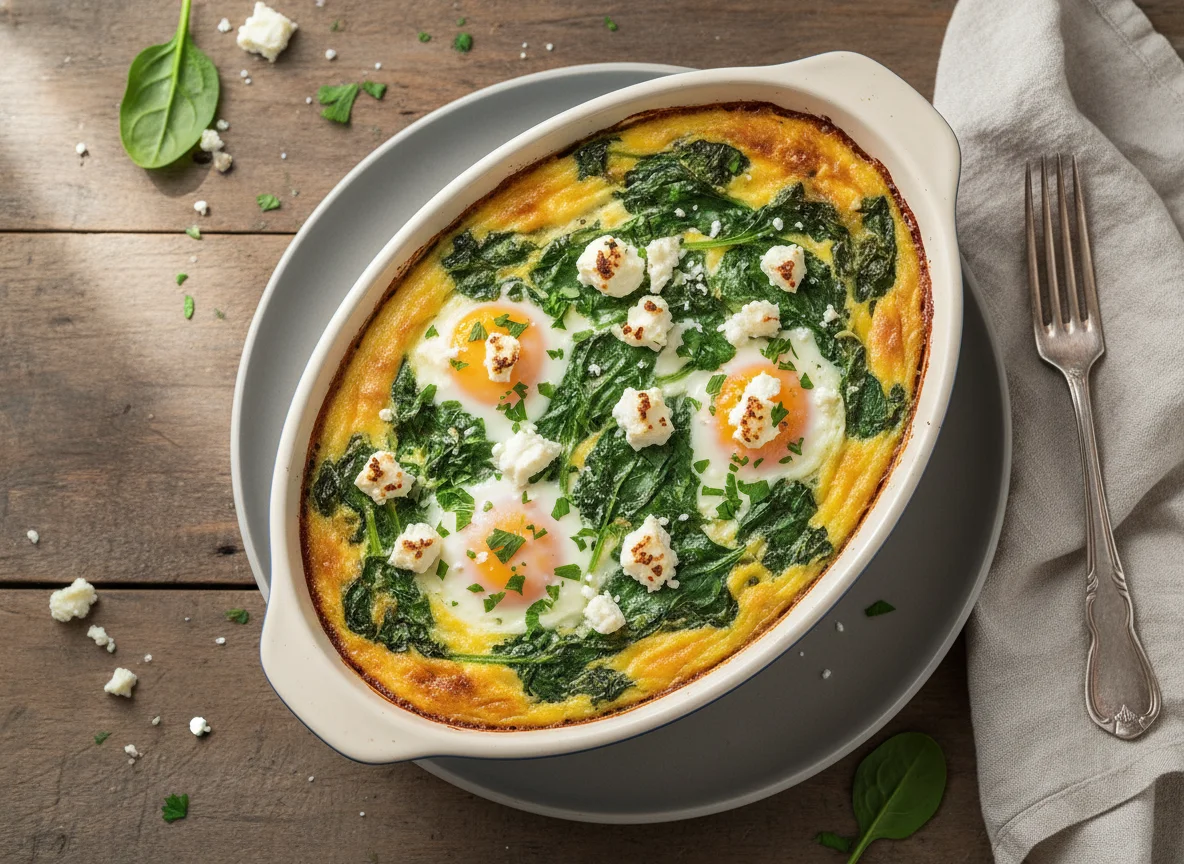 Spinach and Egg Bake photo