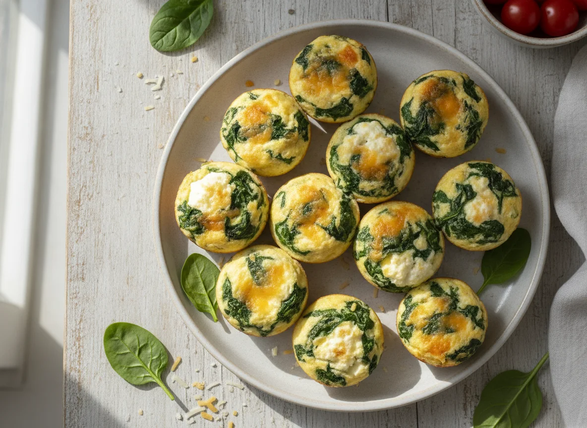 Spinach and Egg White Bites photo