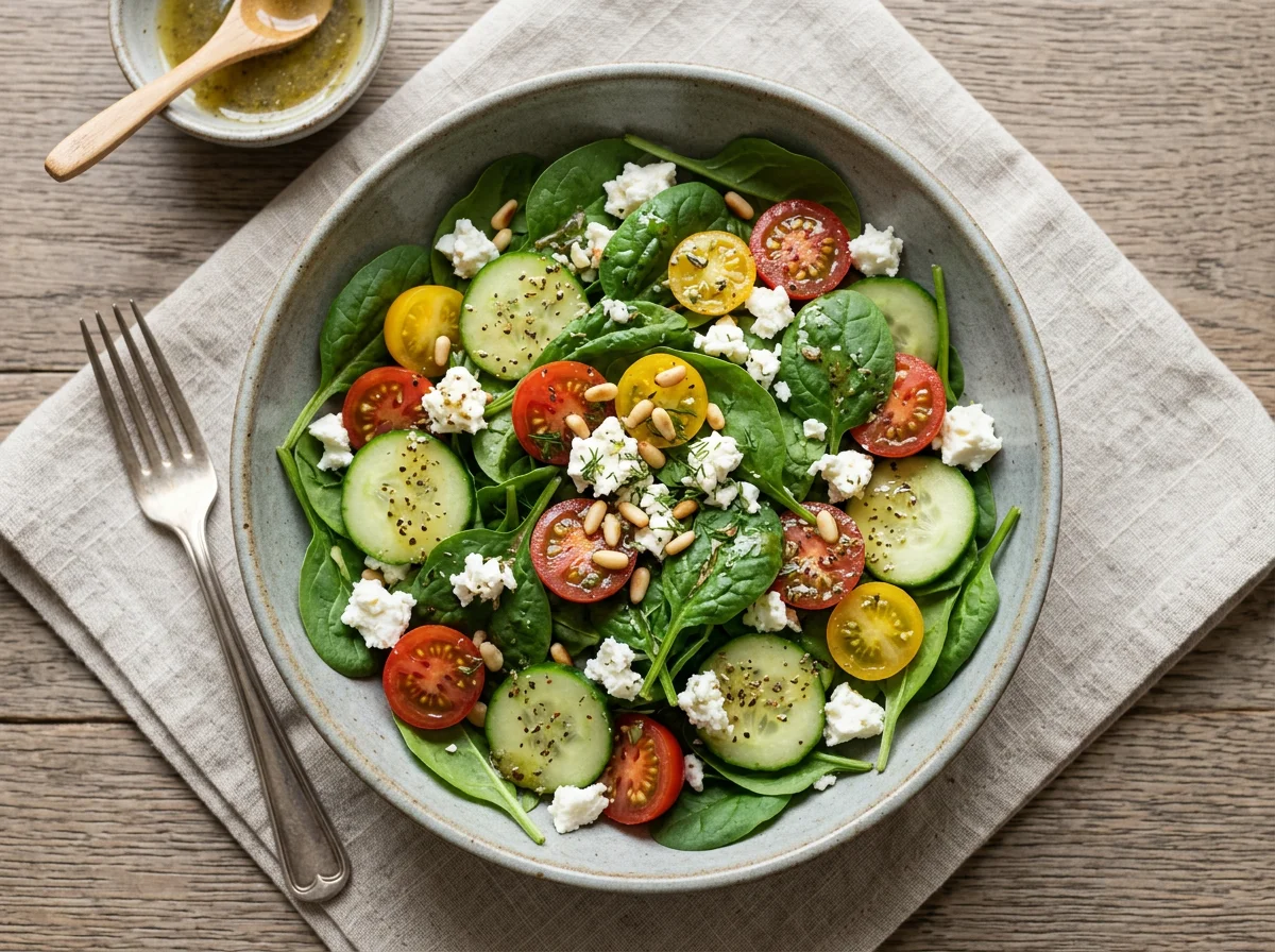 Spinach and Feta Salad photo