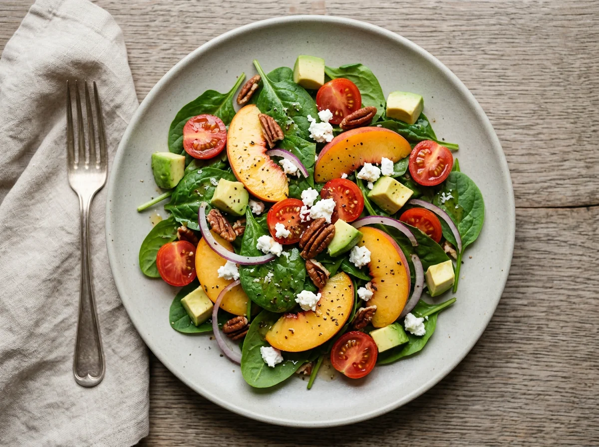 Spinach and Fruit Salad photo