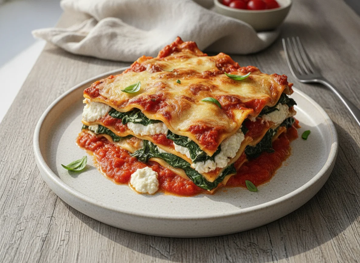 Spinach and Ricotta Lasagna photo