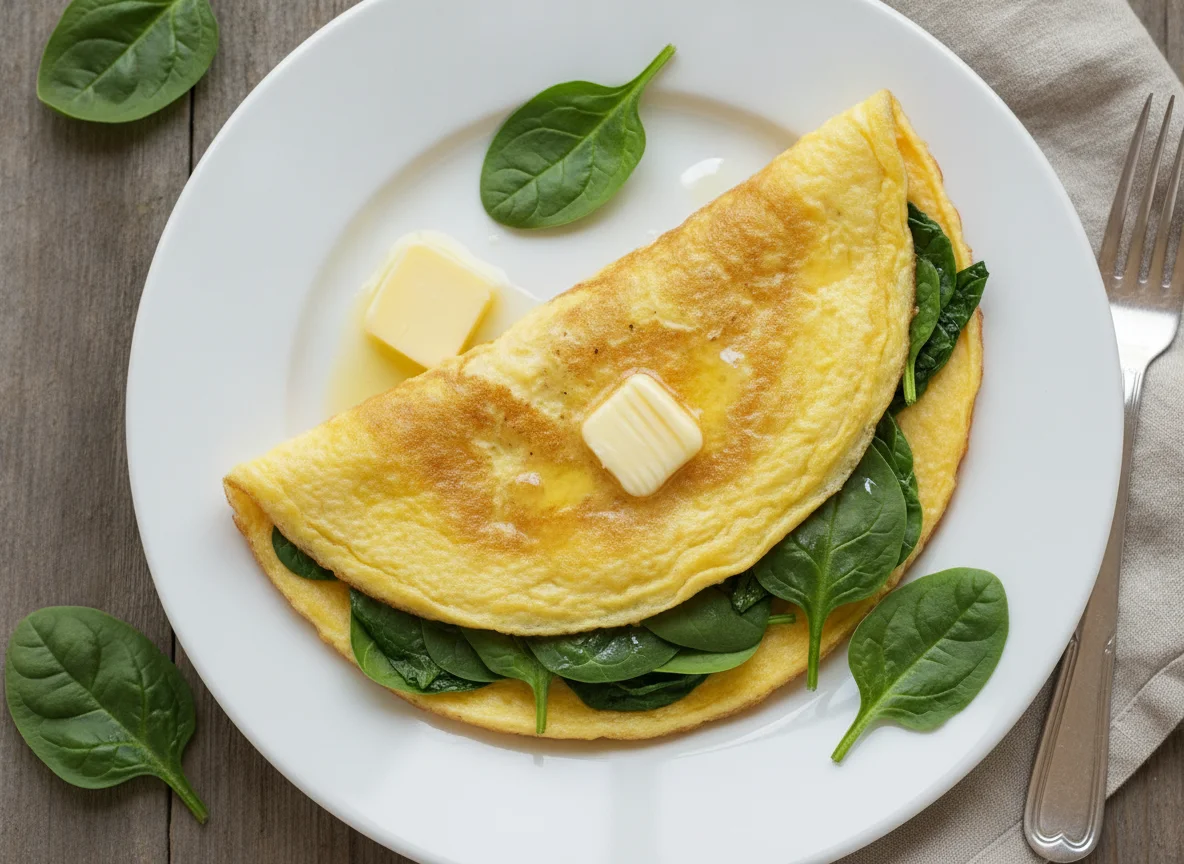 Spinach Omelet photo