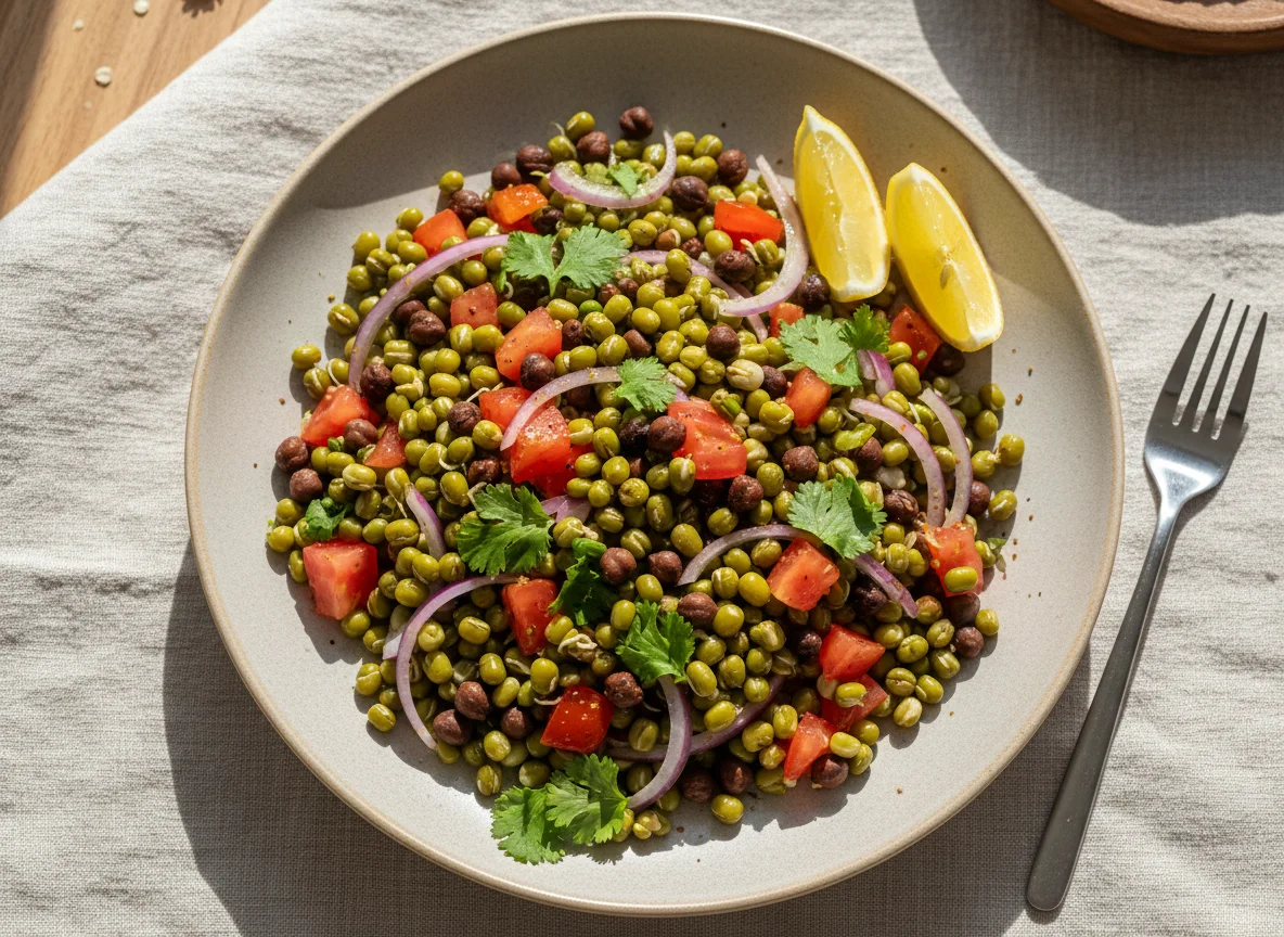 Sprouted Bean Salad (Chaat) photo