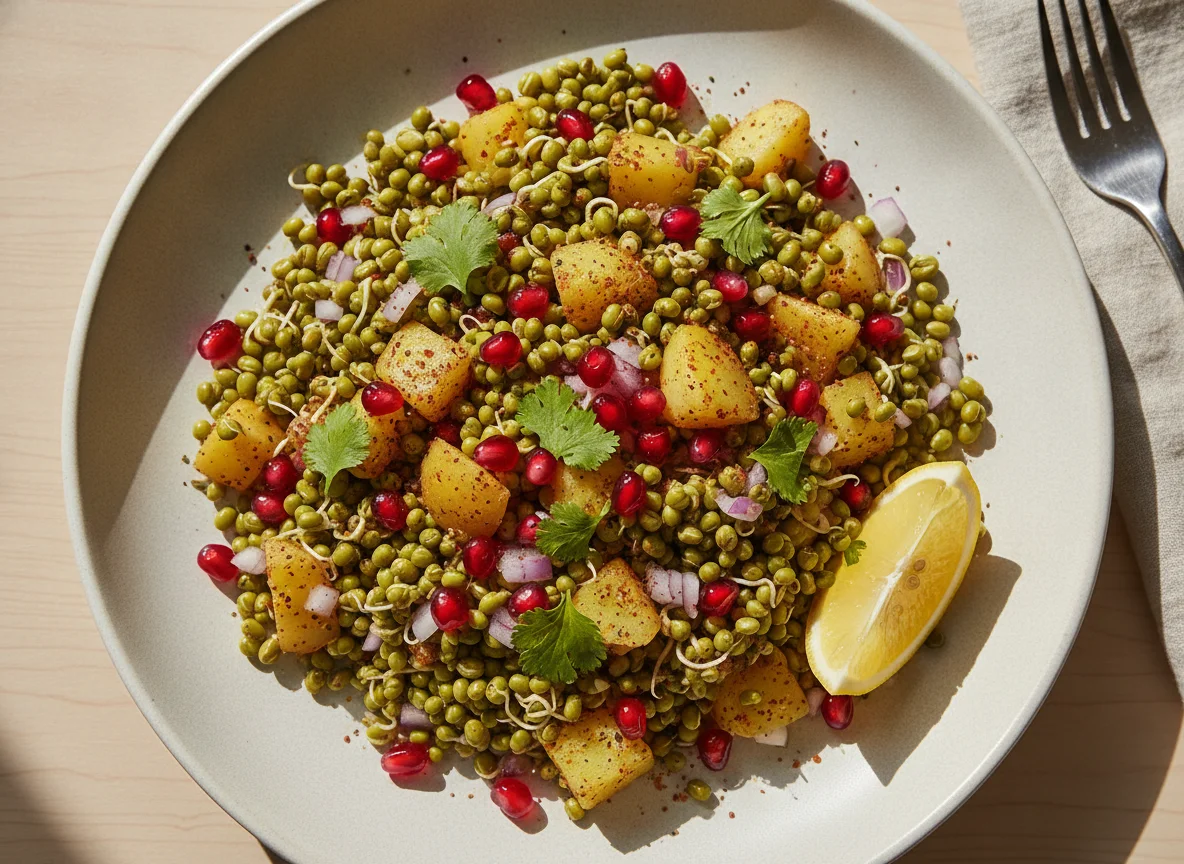 Sprouted Moong Chaat photo