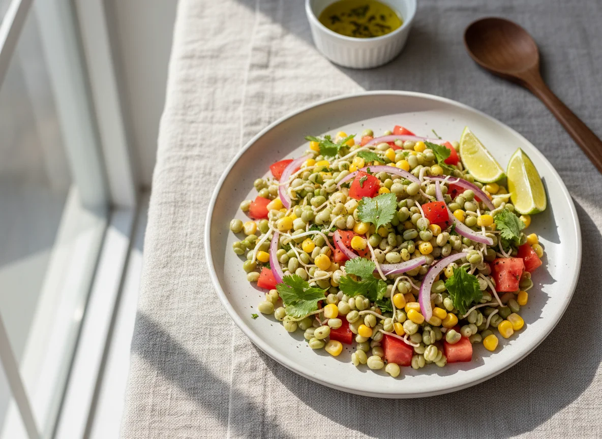 Sprouted Moong Salad photo