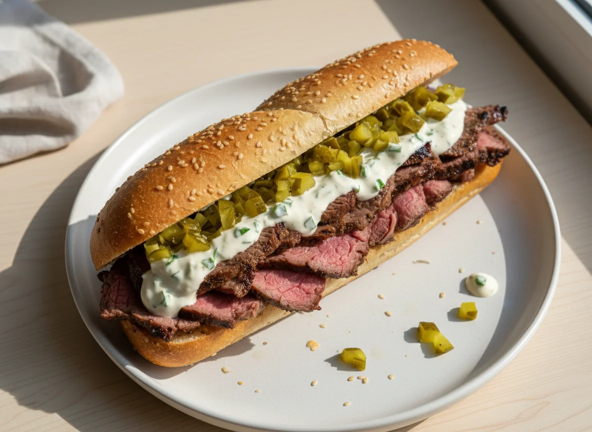 Steak and Cheese Sandwich photo