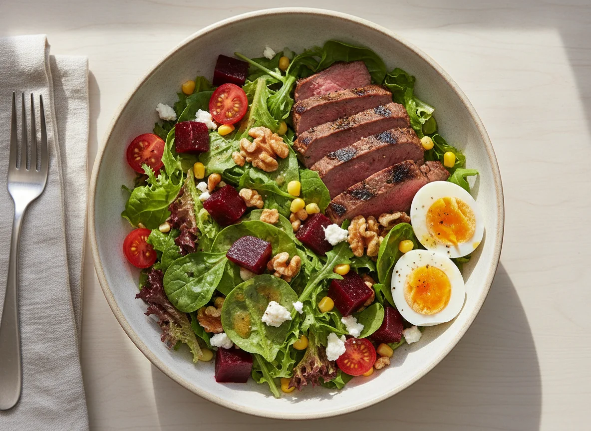Steak and Egg Salad Bowl photo